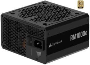 Fuente de alimentacion rm1000e (2025) 80+ oro full modular atx 3.0 1000w ventilador 120mm 1xatx 20+4 2x4+4pin 4xmolex 7xsata 6xpcie 6+2 pin