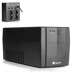 Ups fortress 1500 v2 1200va 720w 230v off line formato torre con 4 conectores schuko peso 9 kg