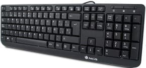 Teclado funky v3 con cable usb formato normal 12 teclas multimedia negro