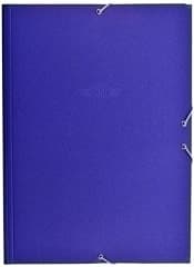 Carpeta con elastico formato 1/8 azul