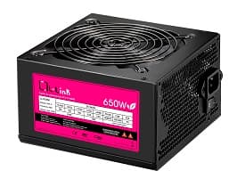 Fuente de alimentacion 650w ventilador 120mm 1xatx 20+4 1x4pin 2xmolex 4xsata 1xfdd 1xpcie 6+2