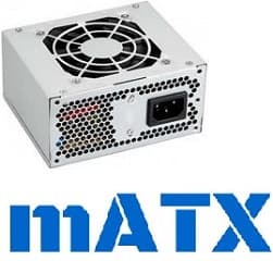 Fuente de alimentacion microatx 500w ventilador 80mm 1xatx 20+4 1x4pin 2xsata 2xide 1xfdd dimensiones (alxanxpr) 6.5x125x100mm