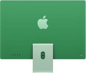 Imac 24' retina 4.5k chip m4 con cpu de 10 nucleos 24gb de memoria unificada 512gb ssd gpu de 10 nucleos cuatro puertos thunderbolt magic keyboard verde