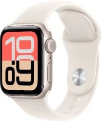 Apple watch serie se 3 gps + cellular caja de aluminio blanco estrella 40mm, color de correa blanco estrella correa deportiva talla s/m