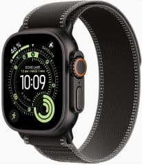 Apple watch ultra 3 gps + cellular caja titanio negro 49mm correa loop trail color de correa negra carbon talla m/l