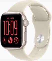 Apple watch serie se 3 gps caja de aluminio blanco estrella 40mm, color de correa arena correa deportiva talla m/l