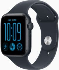 Apple watch serie se 3 gps caja de aluminio medianoche 44mm, color de correa azul marino correa deportiva talla m/l