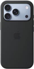 Funda de silicona negro con magsafe para iphone 18 pro
