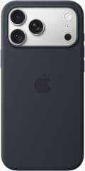 Funda de silicona azul marino con magsafe para iphone 18 pro max