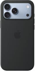 Funda de silicona negro con magsafe para iphone 18 pro max