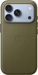 Funda de trenzado tecnico verde oliva con magsafe para iphone 18 pro