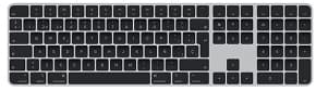 Teclado magic keyboard bluetooth numerico formato normal negro para modelos de mac con chip de apple