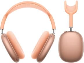Auriculares de diadema airpods max con microfono y cancelacion de ruido con modo de sonido ambiente bluetooth audio compartido cambio automatico y deteccion de uso carga por usb-c color naranja