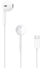 Auriculares intrauditivo earpods con microfono y mando de control integrado en el cable usb-c blanco (sustituye a mtjy3zm/a)