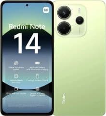 Smartphone redmi note 14 nfc capacidad 256gb ram 8gb procesador helio g99-ultra pantalla 6.67' camara frontal 20 mp camara trasera triple 108mp + 2mp + 2mp bateria 5500mah 4g dual sim o micro sd color verde