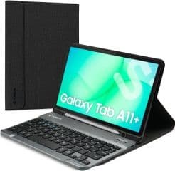 Funda Teclado Subblim Keytab Pro BT Samsung A11+ Negra