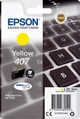 Tinta 407 amarillo 1.900 paginas aproximadamente