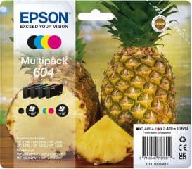 Tinta 604 pack 4 cartuchos (negro, cian, magenta y amarillo)