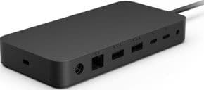 Docking station usb-c thunderbolt 4 a 3xthunderbolt 4 3xusb-a 3.2 lan gbe 2500mbit/s combo de salida de auriculaes y microfono longitud del cable 0,8 metros