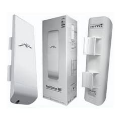Punto acceso exterior nsm5 5ghz 16dbi mimo 500mw 2 puertos 10/100mbps poe 24v