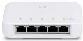 Switch 5 puertos rj45 10/100/1000mbps con 5 puerto poe 46w 1 puerto usb 2.0 (requiere alimentacion poe)