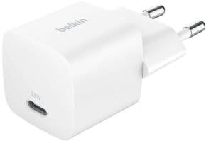 Cargador de pared a usb-c power delivery 3.1 de 25w blanco