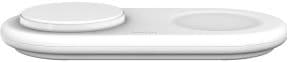 Cargador inalambrico qi2 boost charge 15w 2 en 1 para dispositivos apple blanco