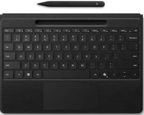 Funda con teclado pro flex con lapiz recomendado para surface pro 11, 10, 9, 8 negro bluetooth