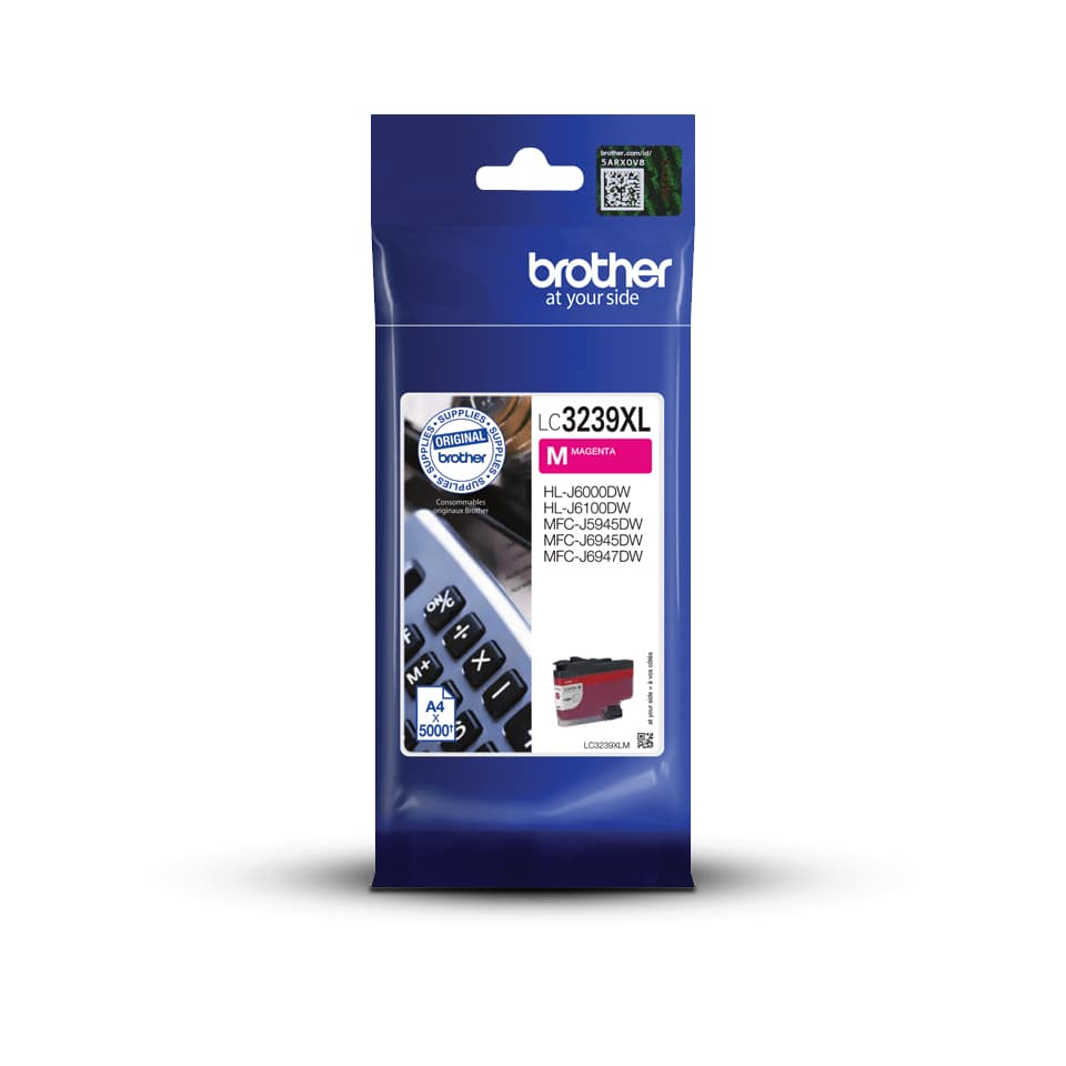 Brother LC3239XLM cartucho de tinta 1 pieza(s) Original Alto rendimiento (XL) Magenta