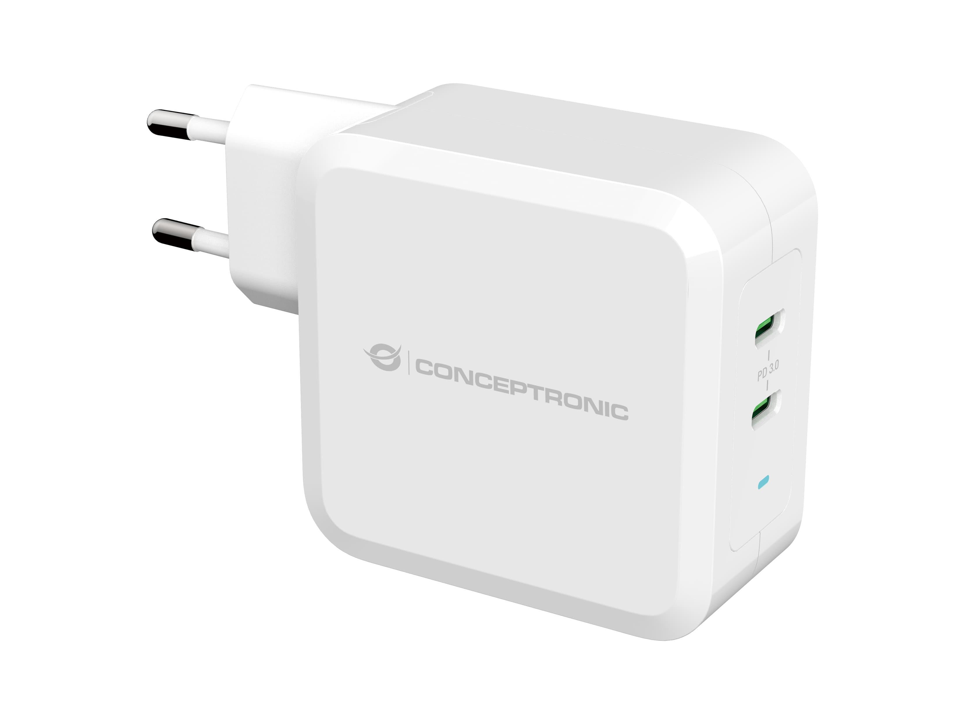 Conceptronic ALTHEA08W cargador de dispositivo móvil Universal Blanco Corriente alterna Interior