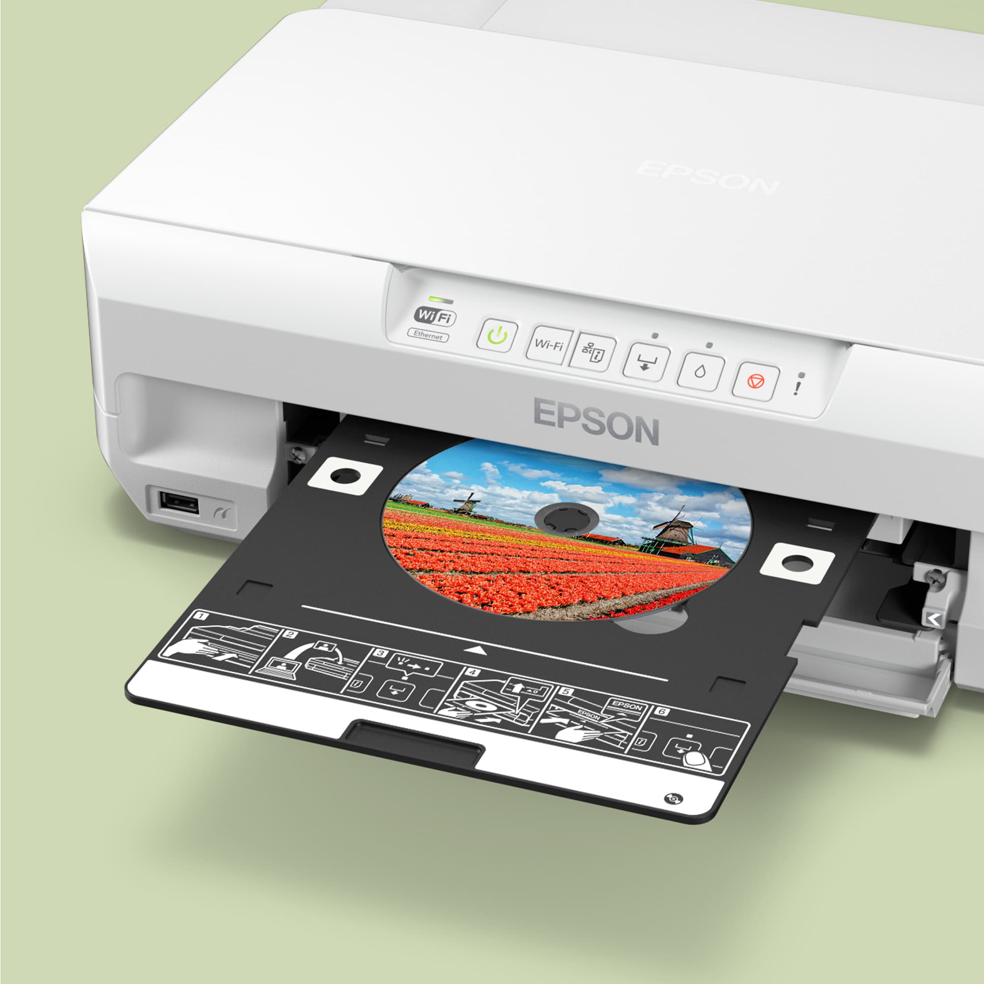 Epson Impresora de inyección de tinta multifunción Expression Photo XP-65 A4 con conectividad inalámbrica