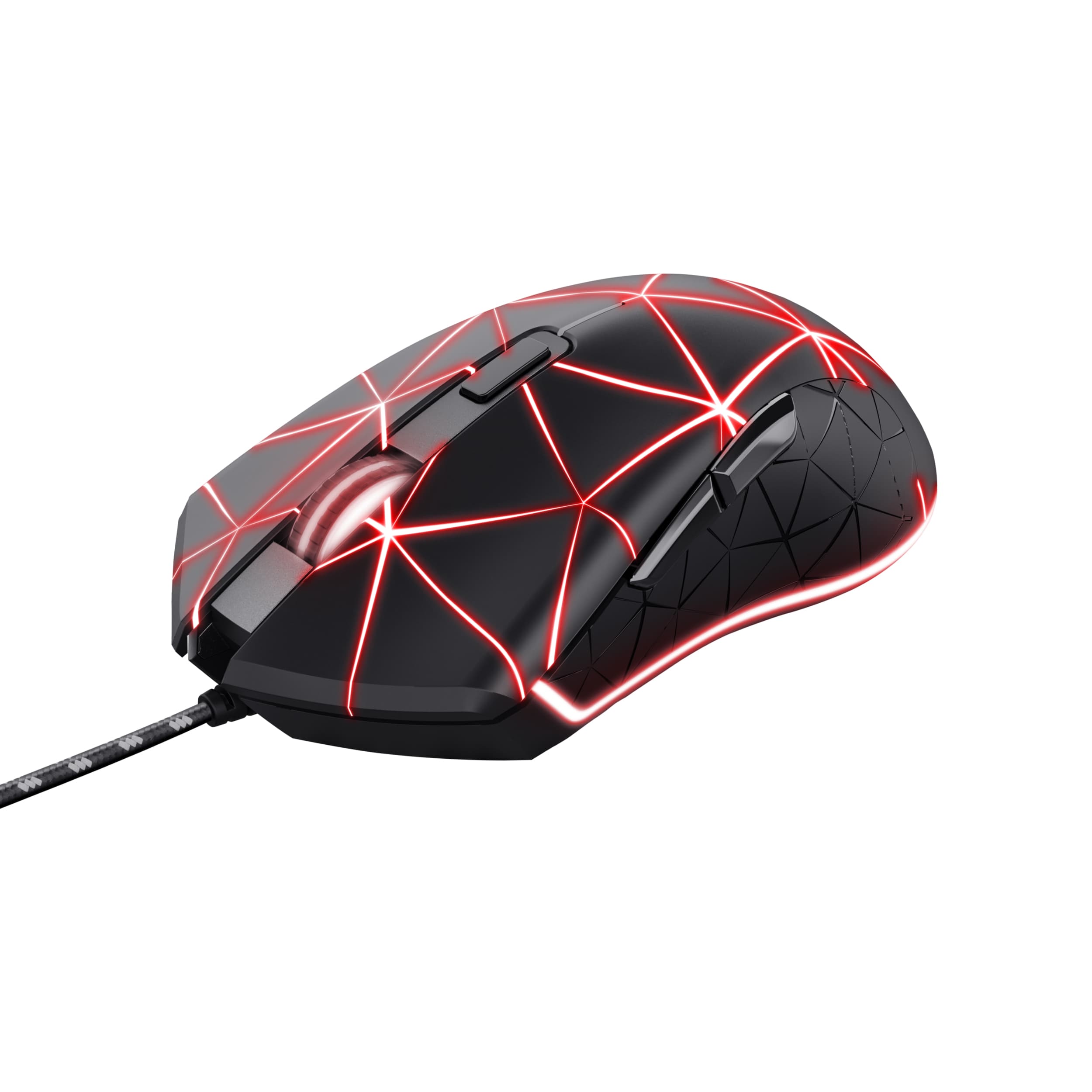 Trust GXT 133 Locx ratón Juego Mano derecha USB tipo A Óptico 4000 DPI