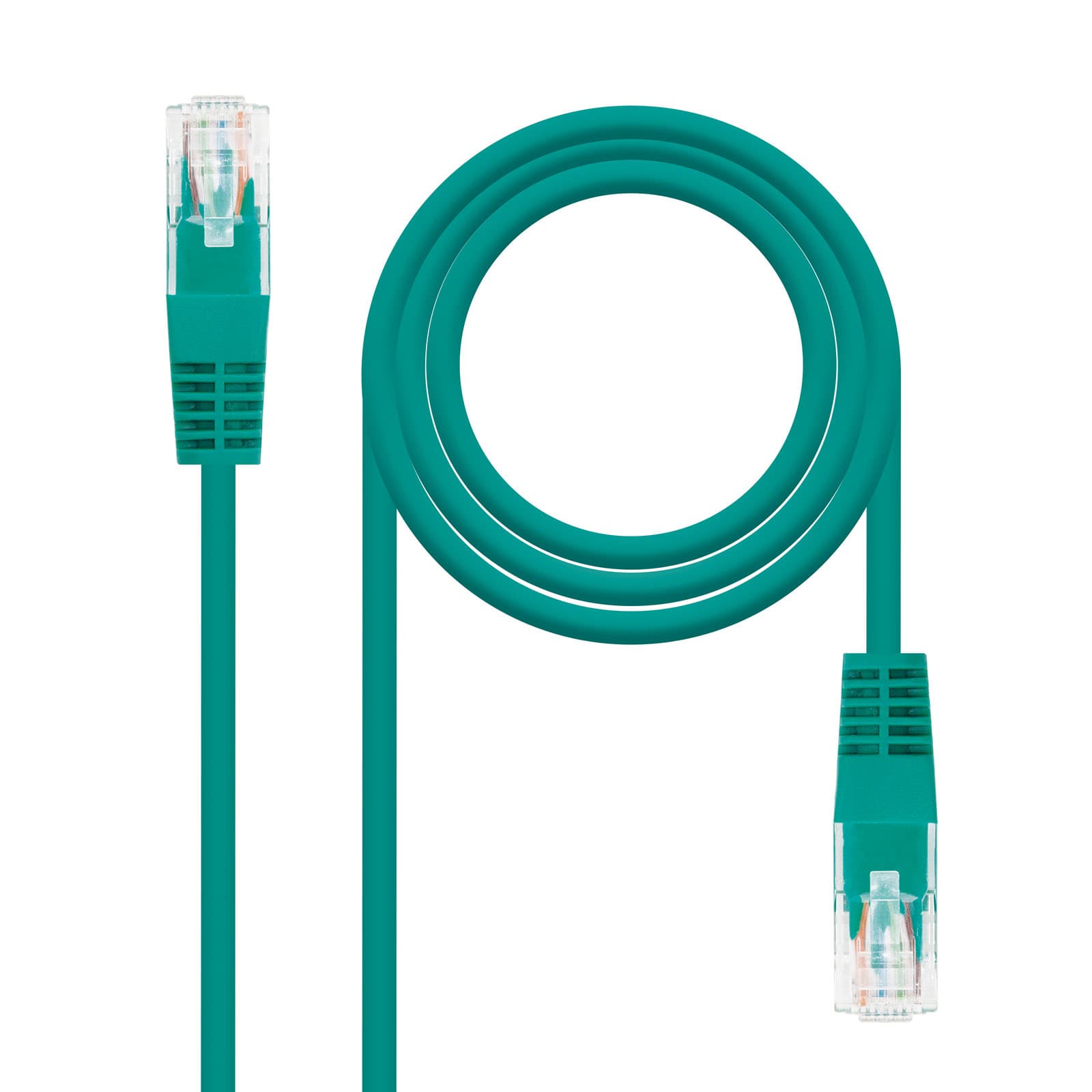 Nanocable 10.20.0102-GR cable de red Verde 2 m Cat5e U/UTP (UTP)