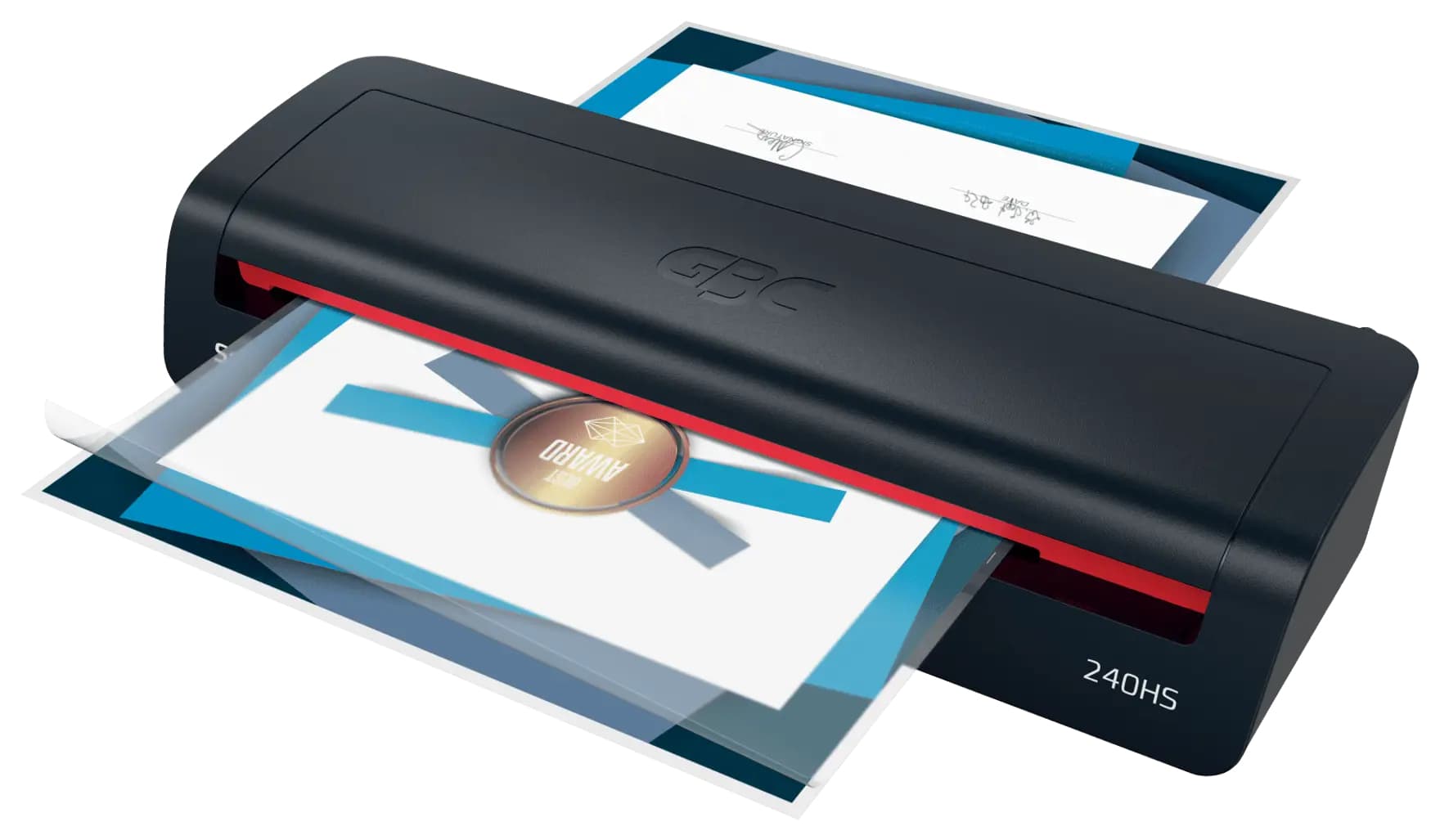 GBC 240HS Laminadora térmica 400 mm/min Negro, Rojo