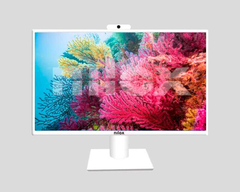 Nilox Monitor 24" con webcam y regulable en altura