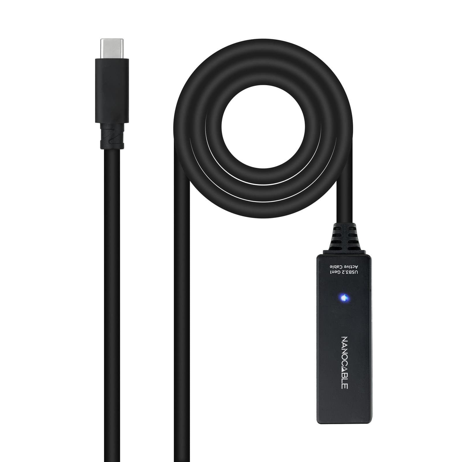 Nanocable 10.01.1311 cable USB USB 3.2 Gen 1 (3.1 Gen 1) 5 m USB C 5 Gbit/s Negro