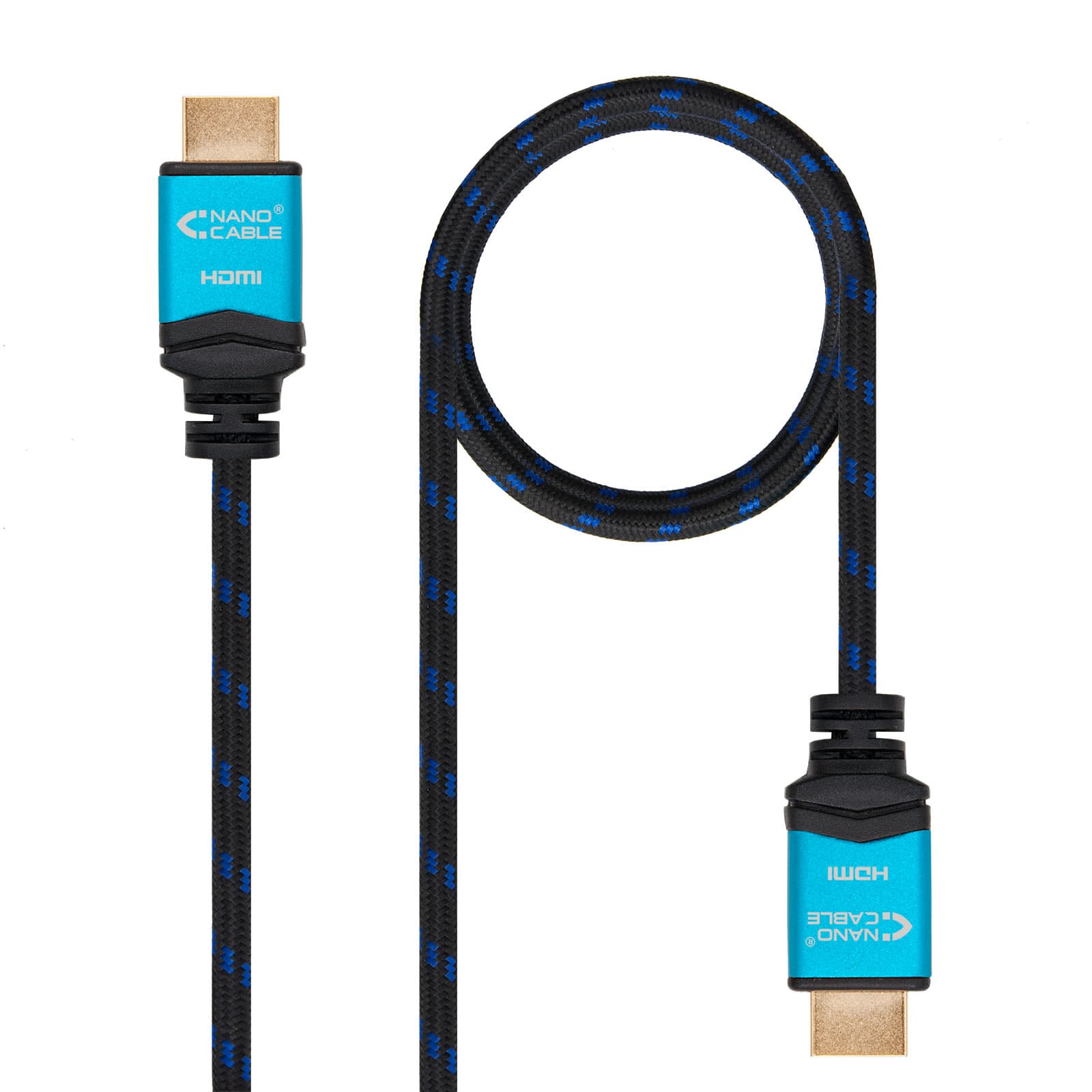 Nanocable Cable HDMI V2.0 4K@60GHz 18 Gbps A/M-A/M, negro, 1.0 m.