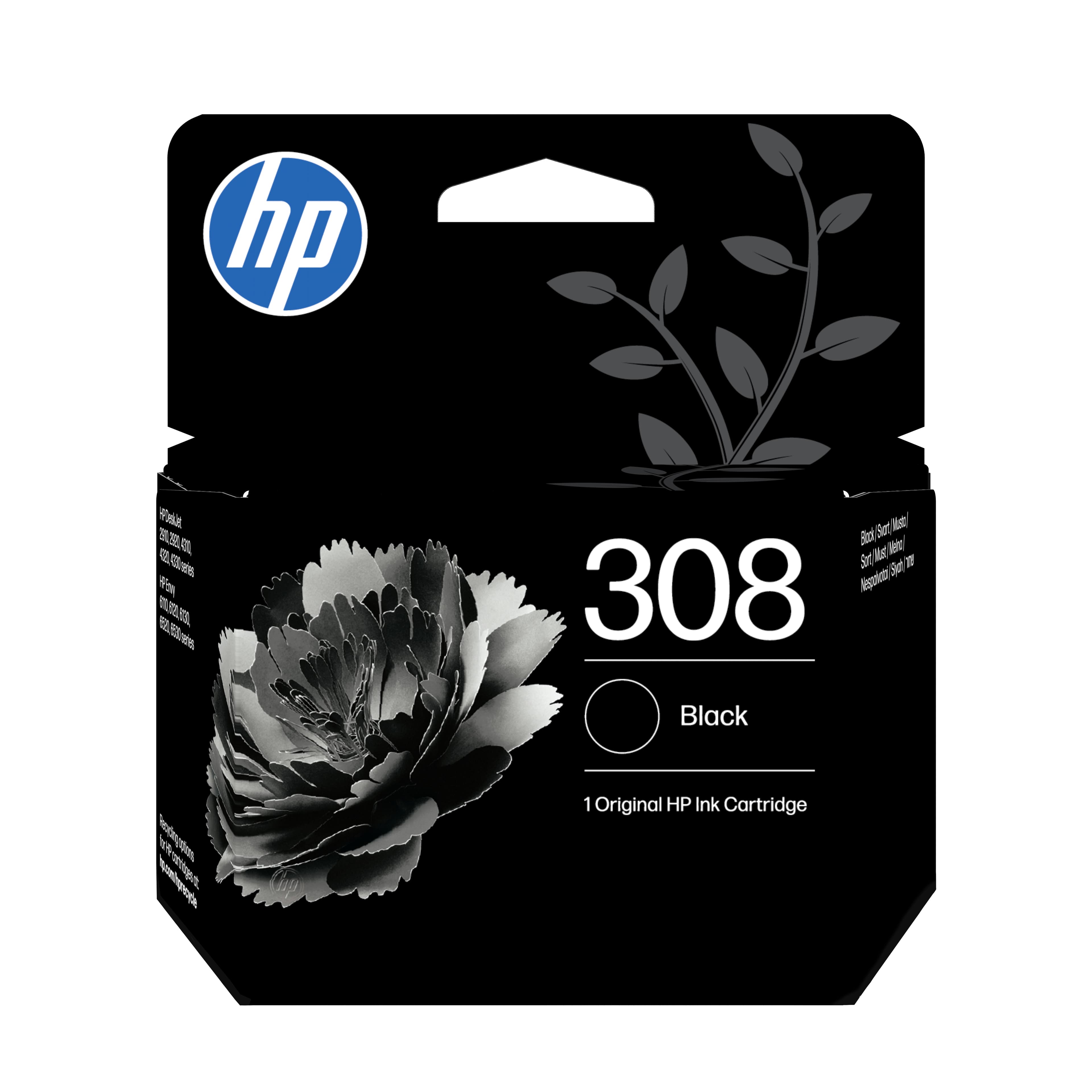 HP Cartucho de Tinta Original 308 negra