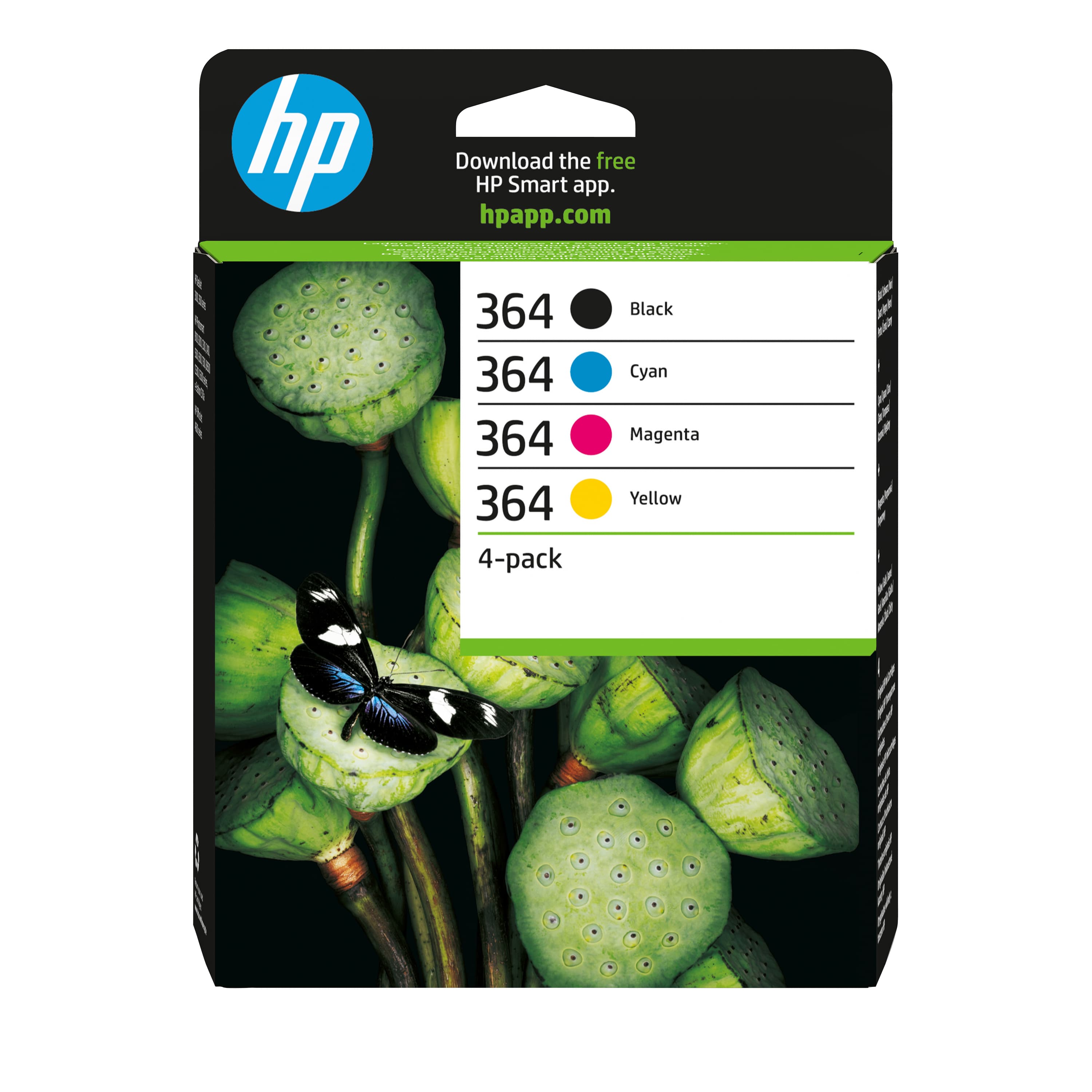 HP Pack de ahorro de 4 cartuchos de tinta original 364 negro/cian/magenta/amarillo