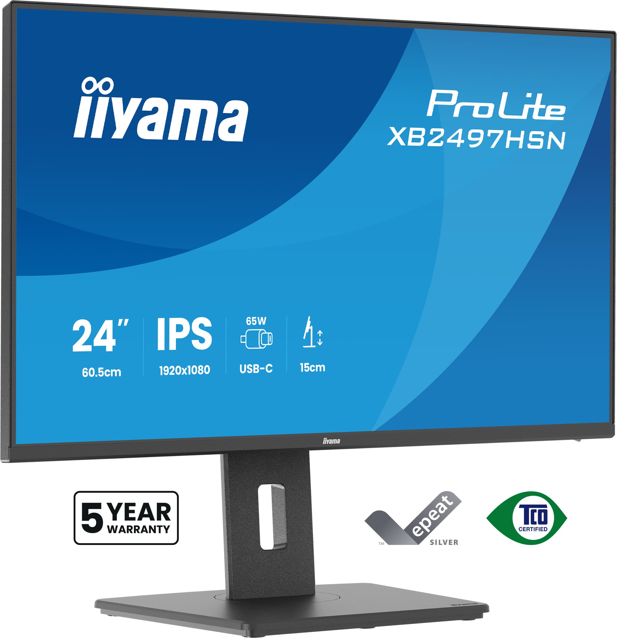 iiyama ProLite XB2497HSN-B1 pantalla para PC 60,5 cm (23.8") 1920 x 1080 Pixeles Full HD LED Negro