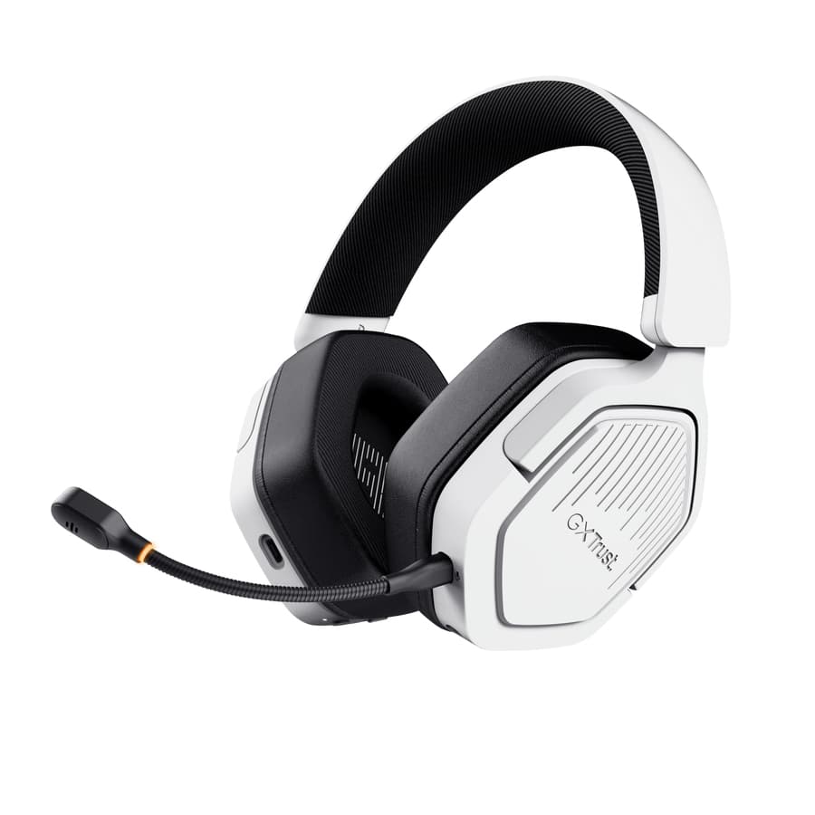 Trust GXT 493PS Carus Auriculares Inalámbrico y alámbrico Diadema Juego Bluetooth Blanco