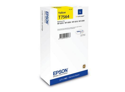 Epson C13T75644N cartucho de tinta 1 pieza(s) Original Low Yield Amarillo