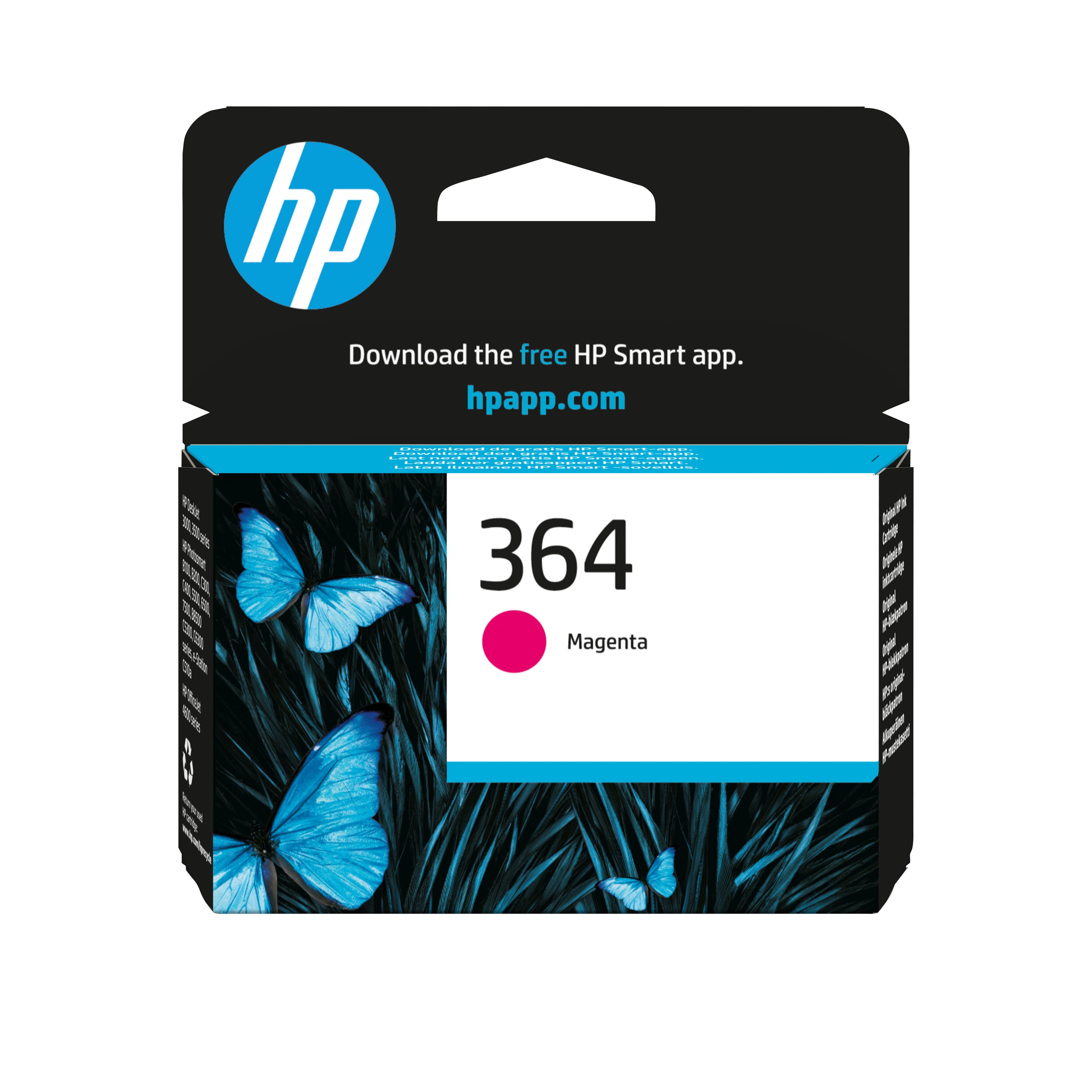 HP Cartucho de tinta original 364 magenta