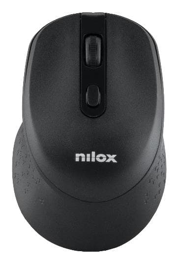 Nilox NXMWS101 ratón Oficina Ambidextro RF inalámbrico Óptico 1600 DPI