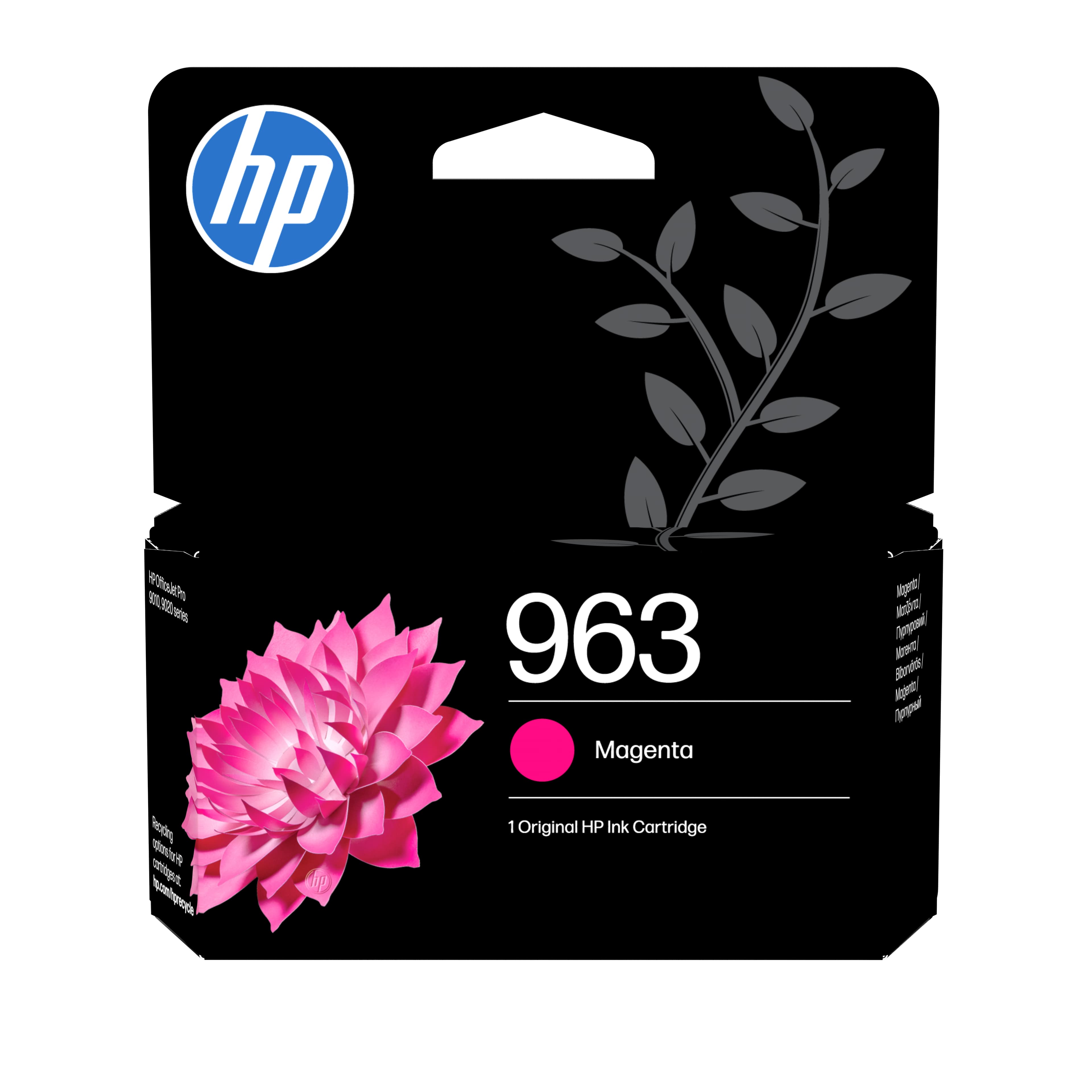 HP Cartucho de tinta Original 963 magenta