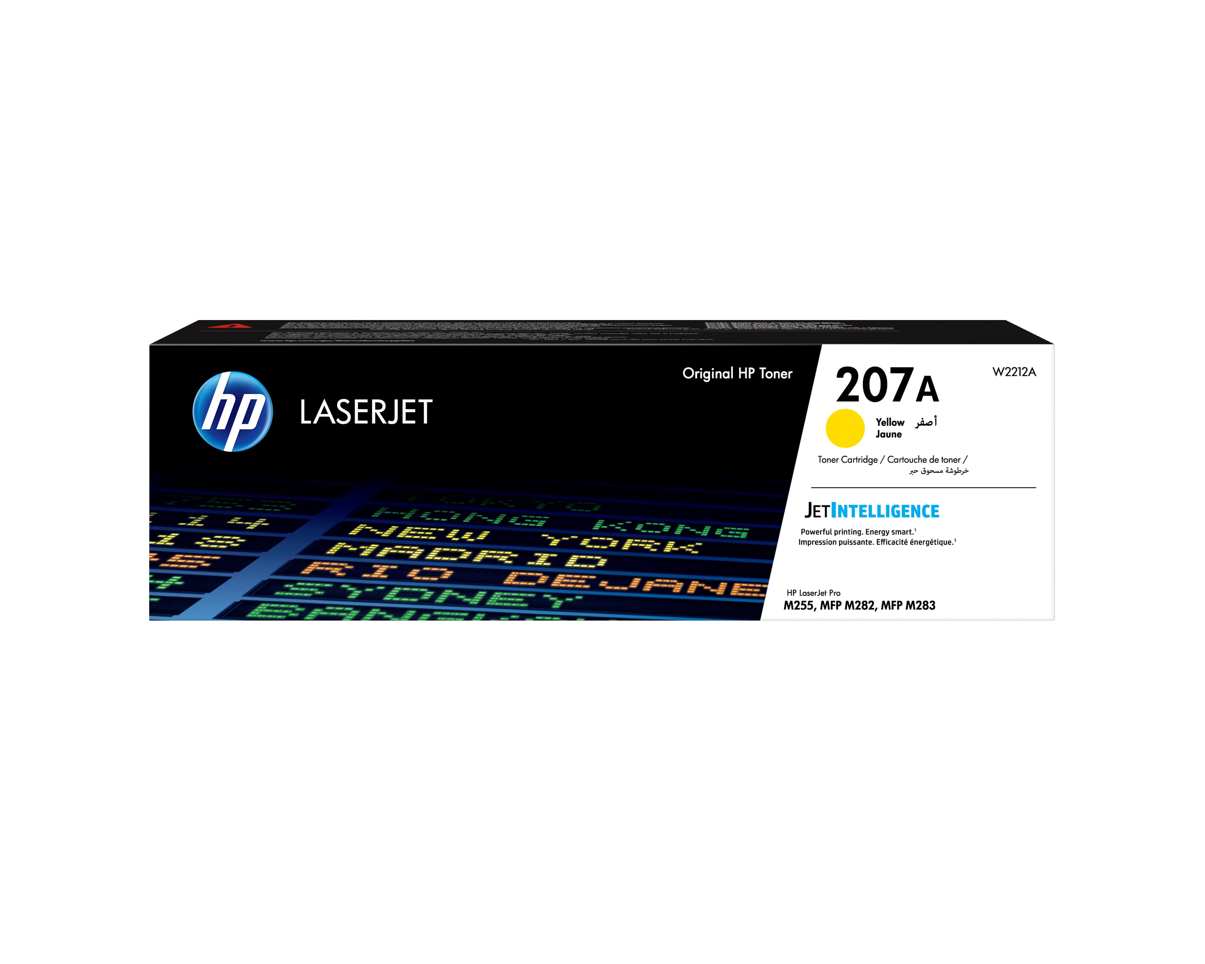 HP Cartucho de tóner Original 207A LaserJet amarillo
