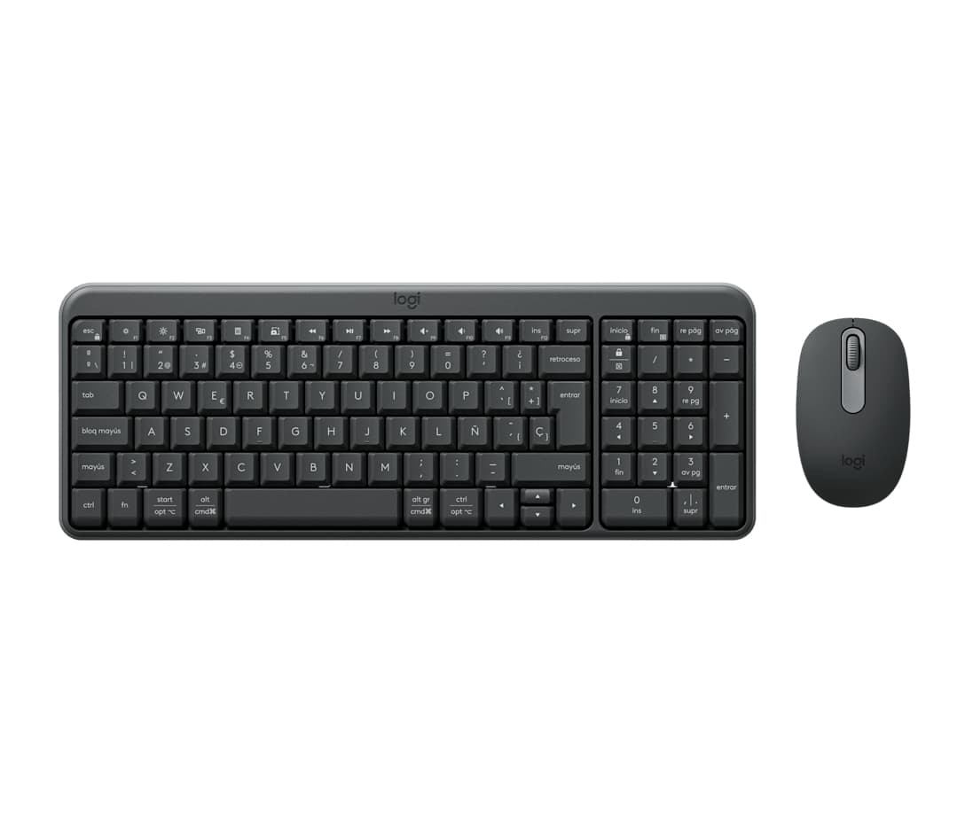 Logitech MK250 Combo teclado Ratón incluido Universal RF Wireless + Bluetooth QWERTY Español Grafito