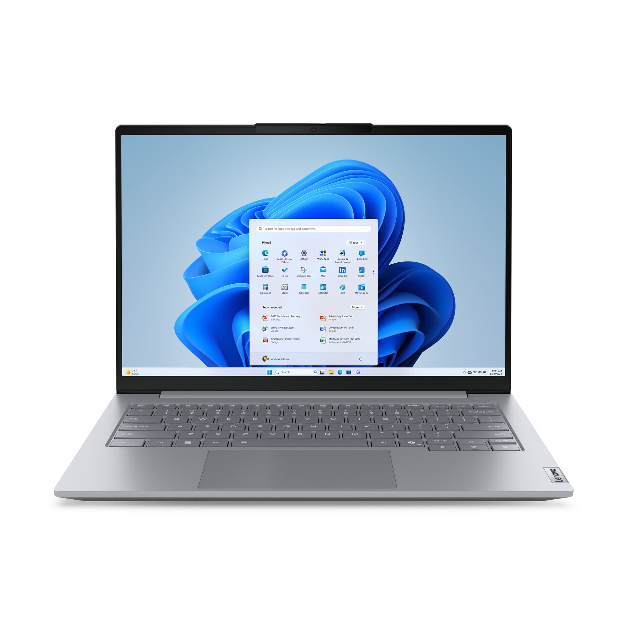 Lenovo ThinkBook 14 G8 IAL Intel Core Ultra 5 135H Portátil 35,6 cm (14") WUXGA 16 GB DDR5-SDRAM 512 GB SSD Wi-Fi 6E (802.11ax) Windows 11 Pro Gris Español