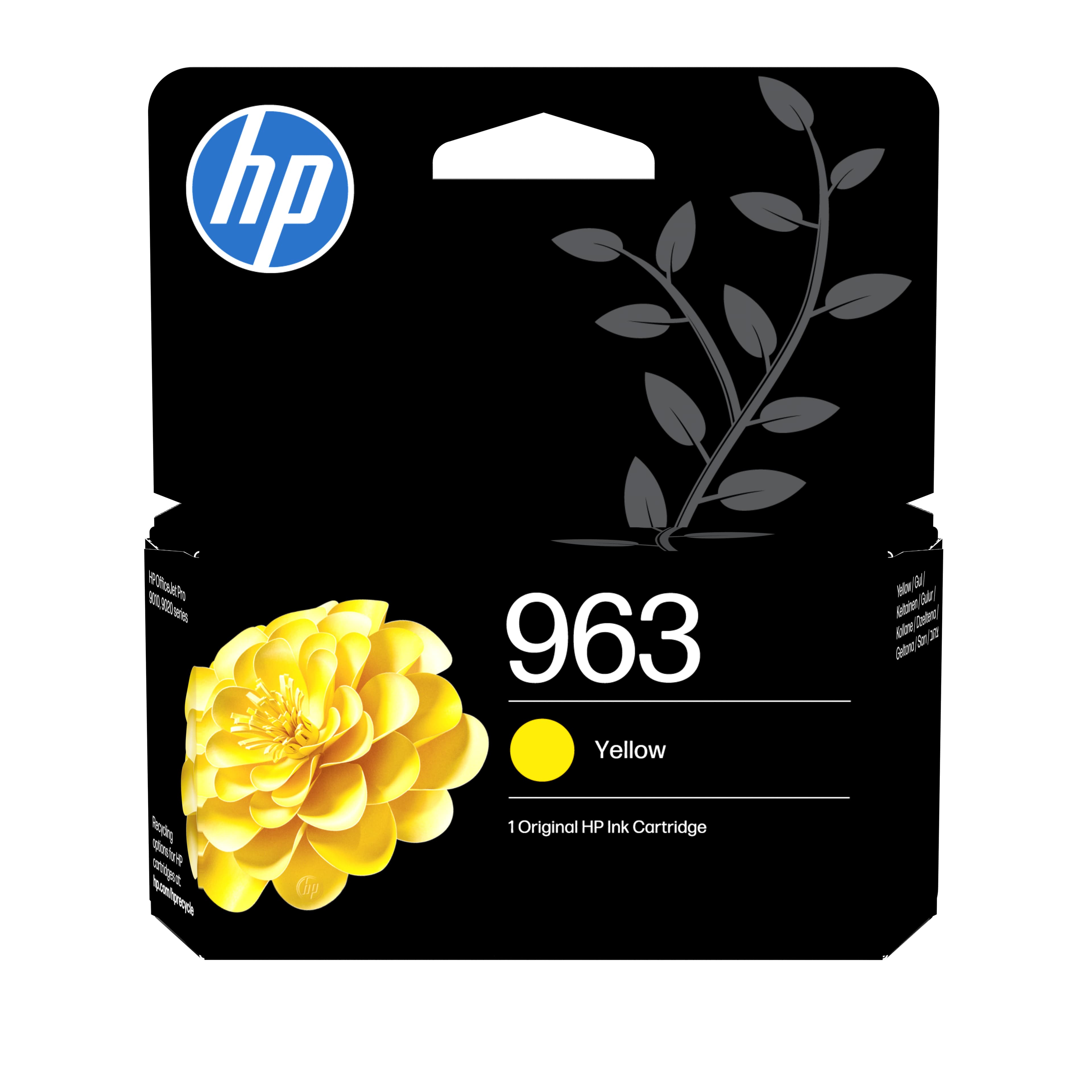 HP Cartucho de tinta Original 963 amarillo