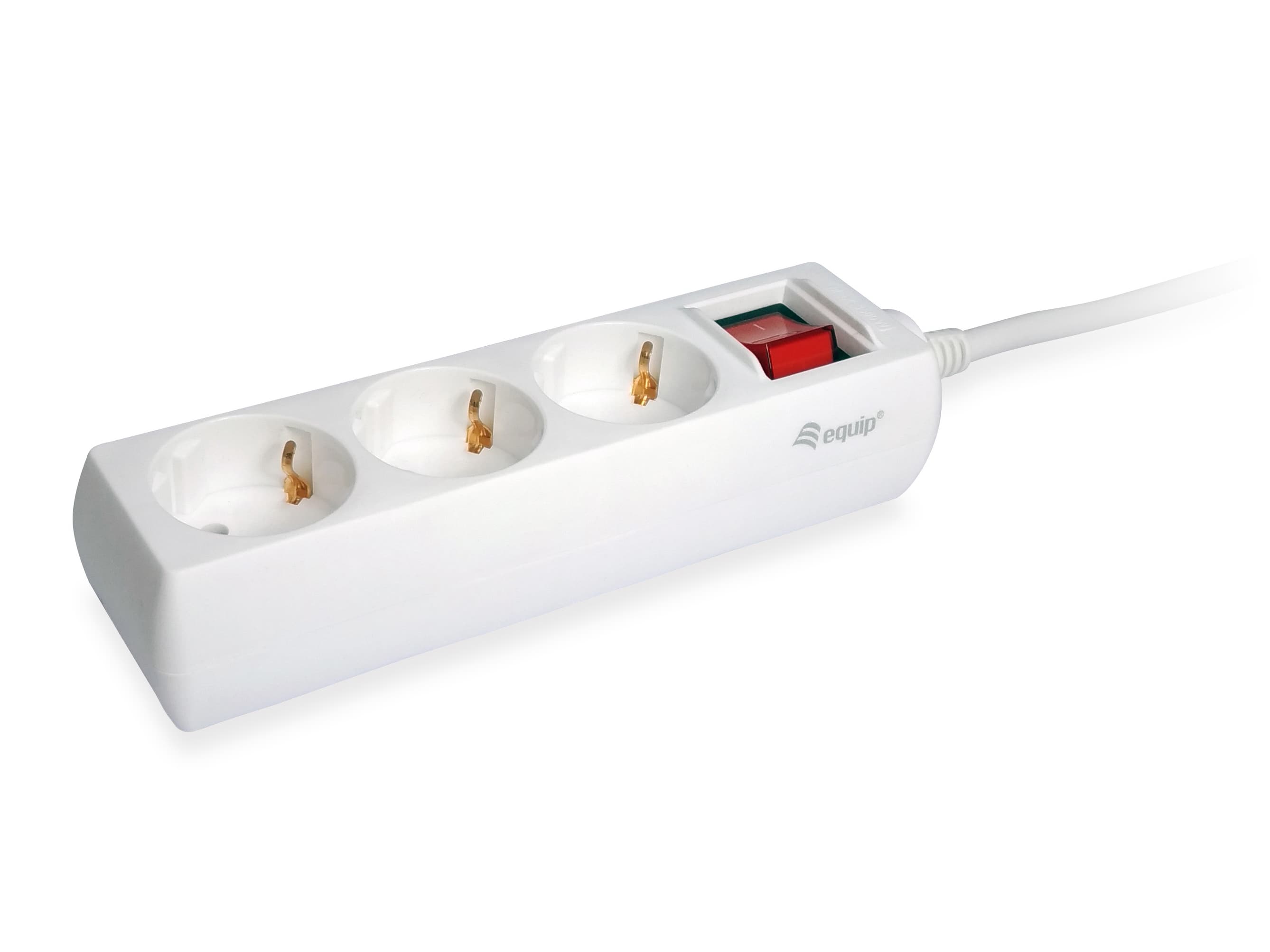 Equip 245551 base múltiple 1,5 m 3 salidas AC Interior Blanco
